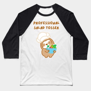 Professional Salad Tosser Sloth Baseball T-Shirt